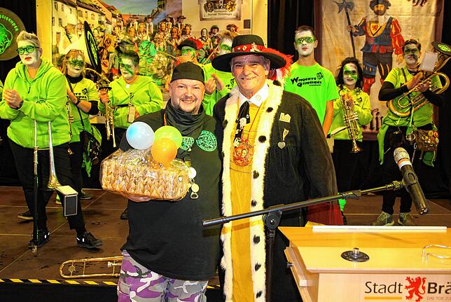 Bild 7: Mitreißende Guggenmusik bestimmte das 20- jährigen Jubiläum der „Brändbach Hupä“ in Bräunlingen.