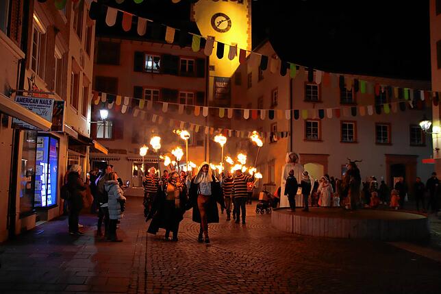 Bild 3: So schaurig-schön war der Nachtumzug in Waldshut