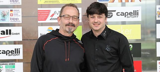 Interimslösung: Die Co-Trainer Hanspeter Schlagenhof (links) und Thomas Wasmer übernehmen die Trainingsleitung beim FV Lörrach-Brombach. ...