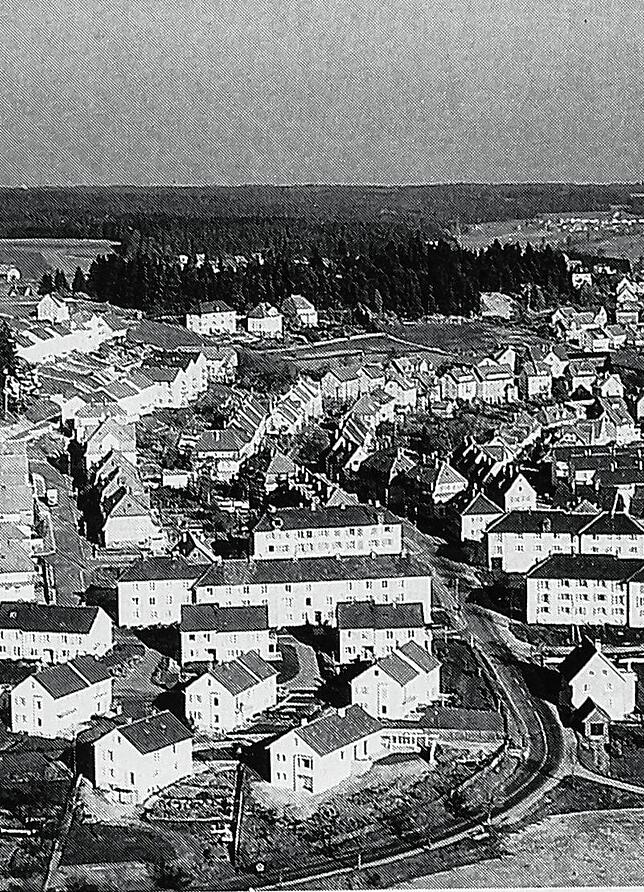 Blick auf die Sommerauer Straße in den 1960er-Jahren.