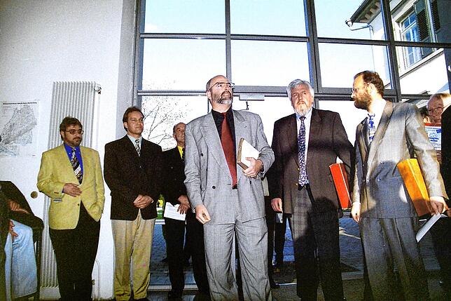 Bild 5: Gedächtnis der Region: Bilder von Matthias Weckbachs erster Wahl zum Bürgermeister im Jahr 1999