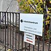 Hier geht es lang: zum Abstrichzentrum am Singener Krankenhaus.