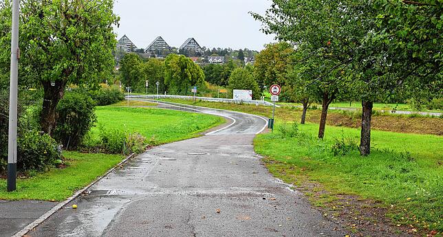 Der Radweg wurde erst im Juli in Betrieb genommen.