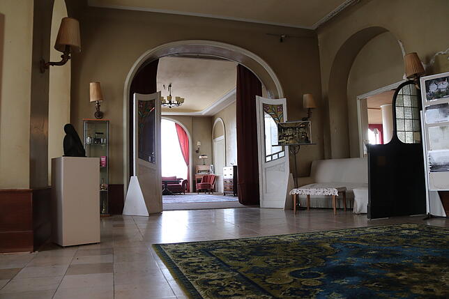 Der Eingangsbereich des Hotels.