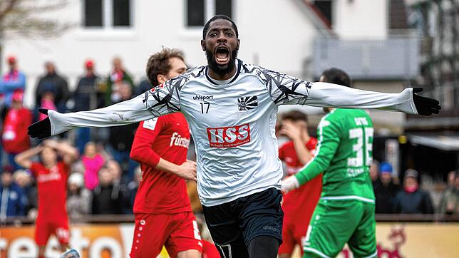 Ibrahima Diakité war der Matchwinner in Bahlingen. Bild: Eibner