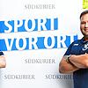 Meister auf Anhieb: Sportchef Johannes Stich (links) vom FC Weizen und Vorsitzender Benjamin Böhler vom SV Stühlingen trauen Aufsteiger ...