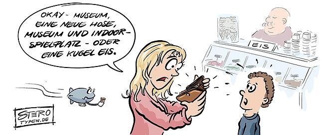 Bild 26: Die Karikatur der Woche: Reagenz verwechselt?