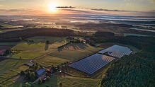 Der Baywa-Solarpark an den Spitalhöfen in VS-Pfaffenweiler. Wie es mit der Anlage weitergeht, ist derzeit völlig offen. Bild: Enno Kapitza