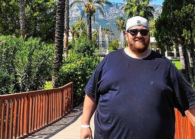 Ferien unter Palmen vor der Teilnahme an der Show &bdquo;The Biggest Loser&ldquo;.