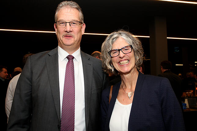 Rolf Reisacher und Pamela Baumhardt von Edeka Baur.