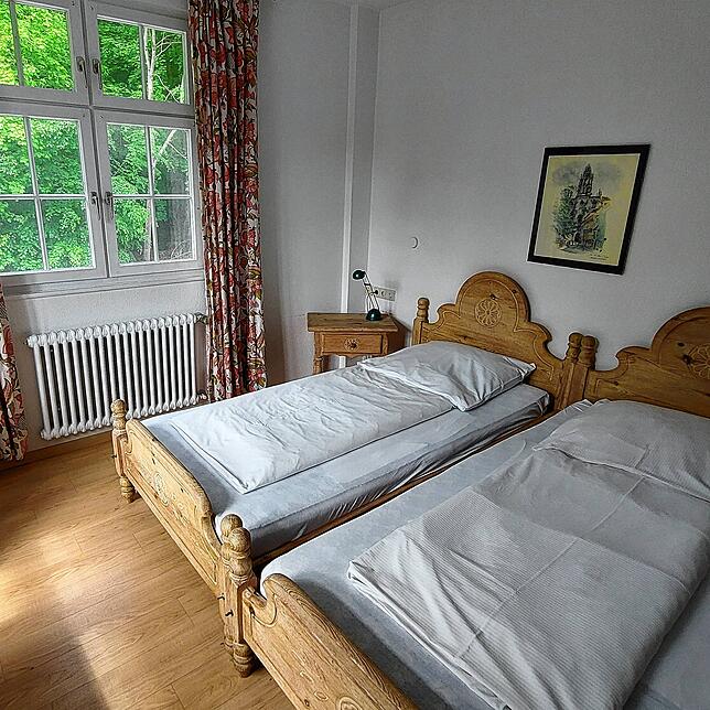 Die Hotelzimmer im Obergeschoss wurden schon saniert und könnten jederzeit von Gästen in Beschlag genommen werden.