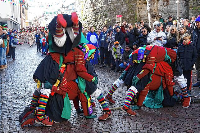 Tausende Narren und Zuschauer lockte das Hochrhein-Narrentreffen nach Tiengen.