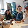 Die Jugendgemeinderäte Radolf Schoepke, Lisa Osswald, Nico Kuhn und Marcella Borgböhmer (von links) vom Arbeitskreis zur ...