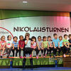So bunt und fröhlich ging es beim Nikolausturnen des TSC Blumberg in der Blumberger Stadthalle zu. Bild: Reiner Baltzer