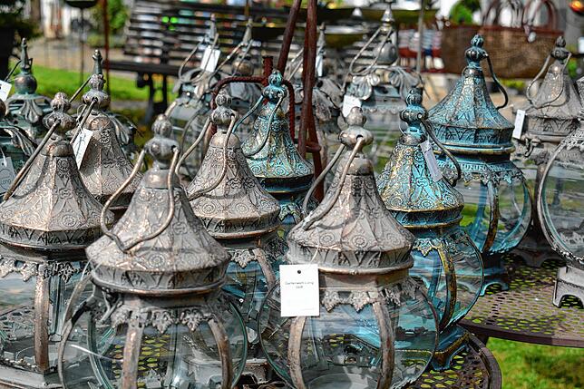 Gartenlampen mir orientalischem Touch sind schon ein Klassiker – sie gab es schon vor Jahren auf der Home and Garden.
