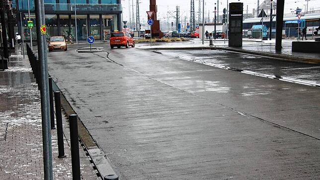 Trotz Glatteis und großer Niederschlagsmengen sind die Straßen in Singen am Mittwochmorgen frei.