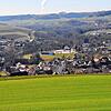 Auf der Anhöhe Richtung Römerweg ist das weit verzweigte Untermettingen und Muhren östlich zu sehen, Endermettingen liegt gegenüber und ...