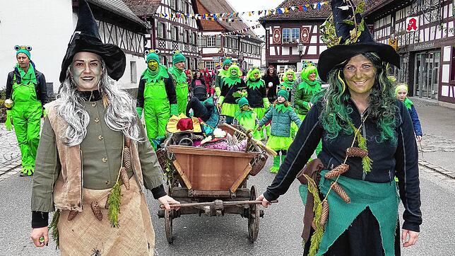 Auch auf den Umzug durchs Dorf verzichtet die Bermatinger Zunft aus Verantwortung für ihre Mitmenschen heraus. (Archivbild)