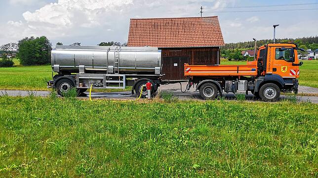 In Bräunlingen muss weiterhin mit einem Fahrzeug zusätzlich Wasser in die Stadt gebracht werden.