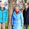 Sie wollen, dass Überlingen bis 2035 klimaneutral wird: Leon Beck, Tim Günther, Irene Alpes und Klaus Woerner (von links).