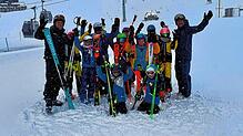 Die Renn-Kids des SC 1900 trainieren Anfang Dezember 2024 im Kaunertal.