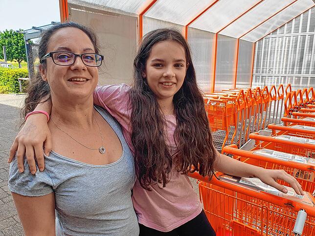 Diana Steinhauser und ihre Tochter Aaliyah.