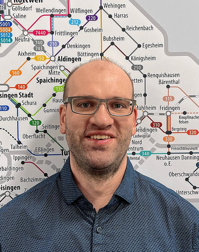 Daniel Stache war als Verkehrsplanungs-Fachmann aus dem Nahverkehrsamt der Stadt Tuttlingen der Referent beim jüngsten „Runden ...