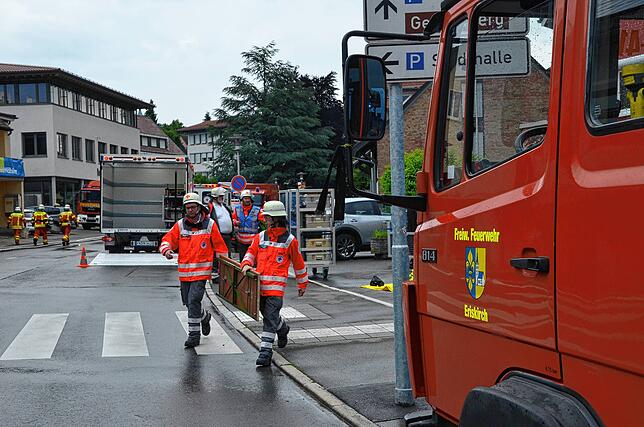 Bild 4: Bilder der Hauptübung der Freiwilligen Feuerwehr Markdorf – Teil 2