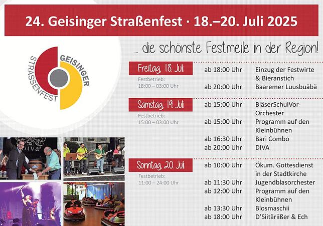 Bild 1: Straßenfest Geisingen: Straßenfest ist für den großen Besucheransturm gewappnet