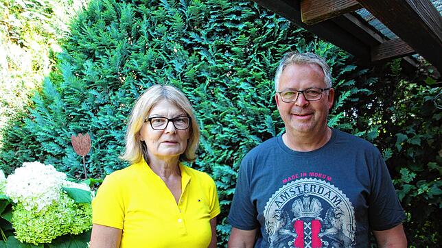 Die beiden Sprecher der Dorffreunde Eggingen, Rita Güntert und Dietmar Güntert, freuen sich auf die Fahrzeugausstellung am 7. September. ...