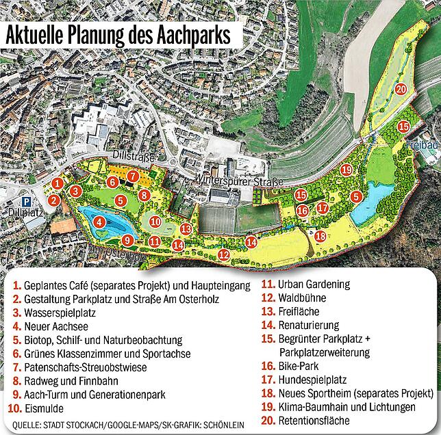 Der grobe Planungsstand aus dem April 2022