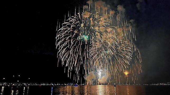 So schön, so lange vermisst: Feuerwerk beim Seenachtfest 2022 in Konstanz