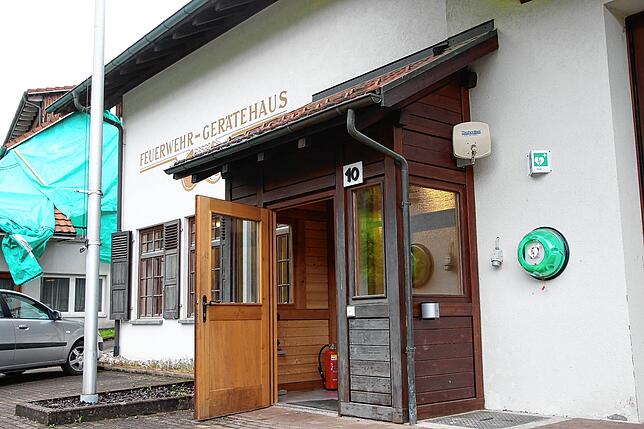 Im Feuerwehr-Gerätehaus von Schmitzingen finden bisher die Gebetstreffen des Vereins Al-Rahma statt.