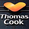 Eine geschlossene Thomas Cook Filiale drei Tage nach der Insolvenz.
