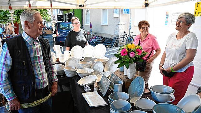 Beim Kunst- und Handwerkermarkt vom 5. bis 7. September bieten rund 35 Aussteller aus dem Landkreis und aus Baden-Württemberg ihre ...