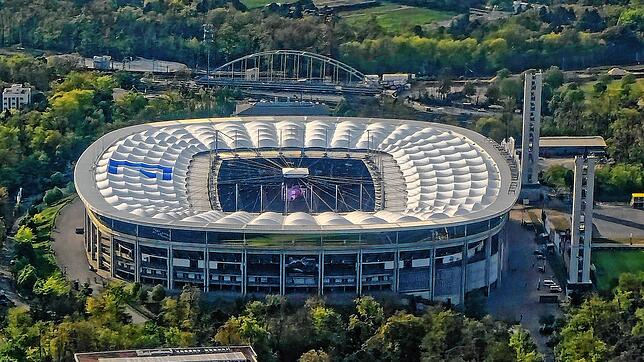 Im Stadion Deutsche-Bank-Park, in dem normalerweise Fußball-Bundesligist Eintracht Frankfurt zuhause ist, findet Anfang Januar das ...