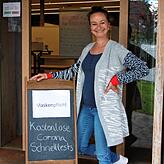 Krankenschwester Sophia Thormählen hat in der Hauptstraße 126 in Horn ein Corona-Schnelltestzentrum eingerichtet.