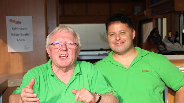 Heinz Schwenninger und Tobias Angil (von links) werden wie im Vorjahr wieder für Heiße Seelen sorgen. Bild: Andreas Lang/Archiv