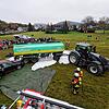Bei der Hauptprobe der Freiwilligen Feuerwehr Abteilung Hilzingen geht es um den Zusammenstoß eines Autos mit einem Gefahrgut-Anhänger. ...