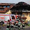 Großeinsatz in Rickenbach: Zu einem Brand in einem Mehrfamilienhaus kommt es Dienstagfrüh. Sechs Menschen werden mit Verdacht auf ...
