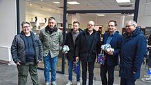 Sie freuen sich über das Sanitätshaus Schneider und die Praxis für Onkologie im Gesundheitscampus Bad Säckingen (v.l.): Kämmerin Bettina ...