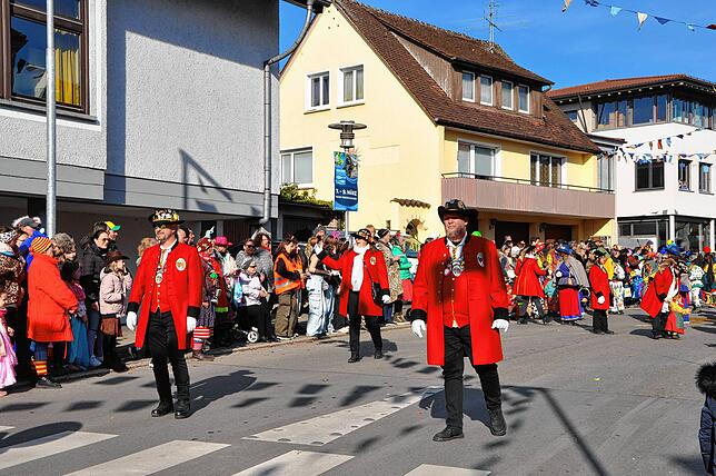 Bild 11: Historische Narrenzunft begeistert mit ihrem Umzug am Fasnetssunntig