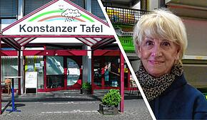 Anita Hoffmann ist die Chefin des Tafelladens. Sie betont: Spenden werden am Gottmannplatz nur in Form von haltbaren Lebensmitteln ...