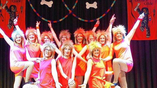 Für ein schwungvolles Finale sorgte das Damen-Ballett der Gayser-Gilde.