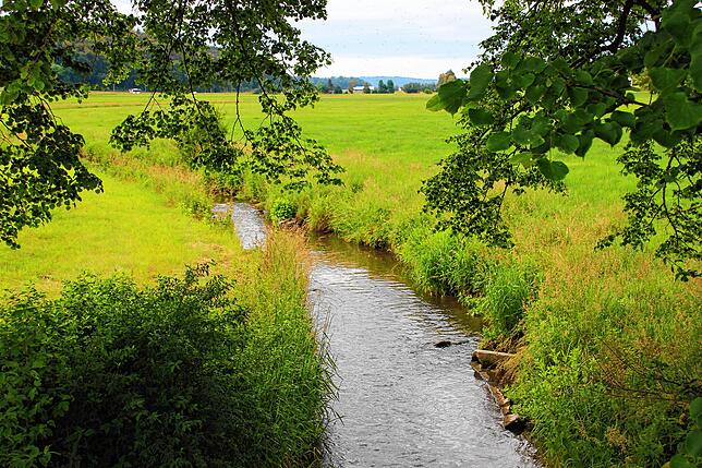 Von Pfullendorf am Kehlbach entlang, später durch das Andelsbachtal führt die Radtour von See zu See.