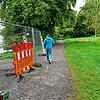 Das Ufer im Hörlepark in Staad wurde nach starken Regenfällen im Sommer 2025 mal wieder in Mitleidenschaft gezogen. Nun will die Stadt ...
