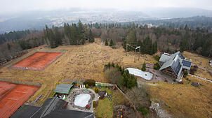 Dieses Panorama (nachgestellte Szene) kommt von der Webcam auf dem Rothaus-Zäpfle-Turm. Bild: Steffen Schmidt