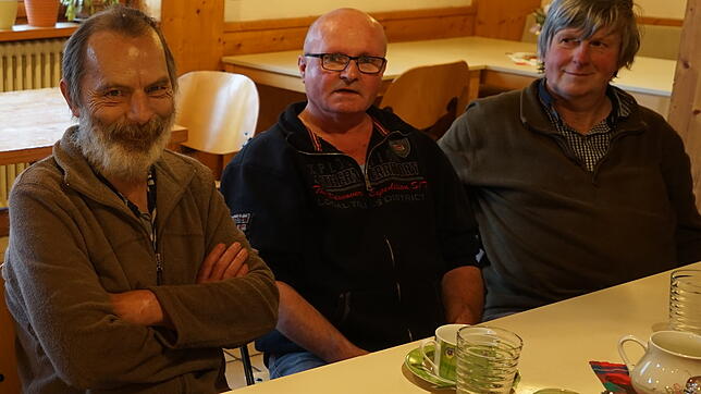 Hans, Klaus und Dieter (von links) zählen zu den Wohnungslosen im Kreis Waldshut.