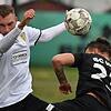 Kopfballstark: Vincent Kittel (links) närhte beim 2:4 seines FSV Rheinfelden gegen die Spvgg. Untermünstertal mit dem Ausgleich zum 2:2 ...