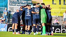 Die Spieler des Türk. SV Singen vor dem Duell in Ravensburg.